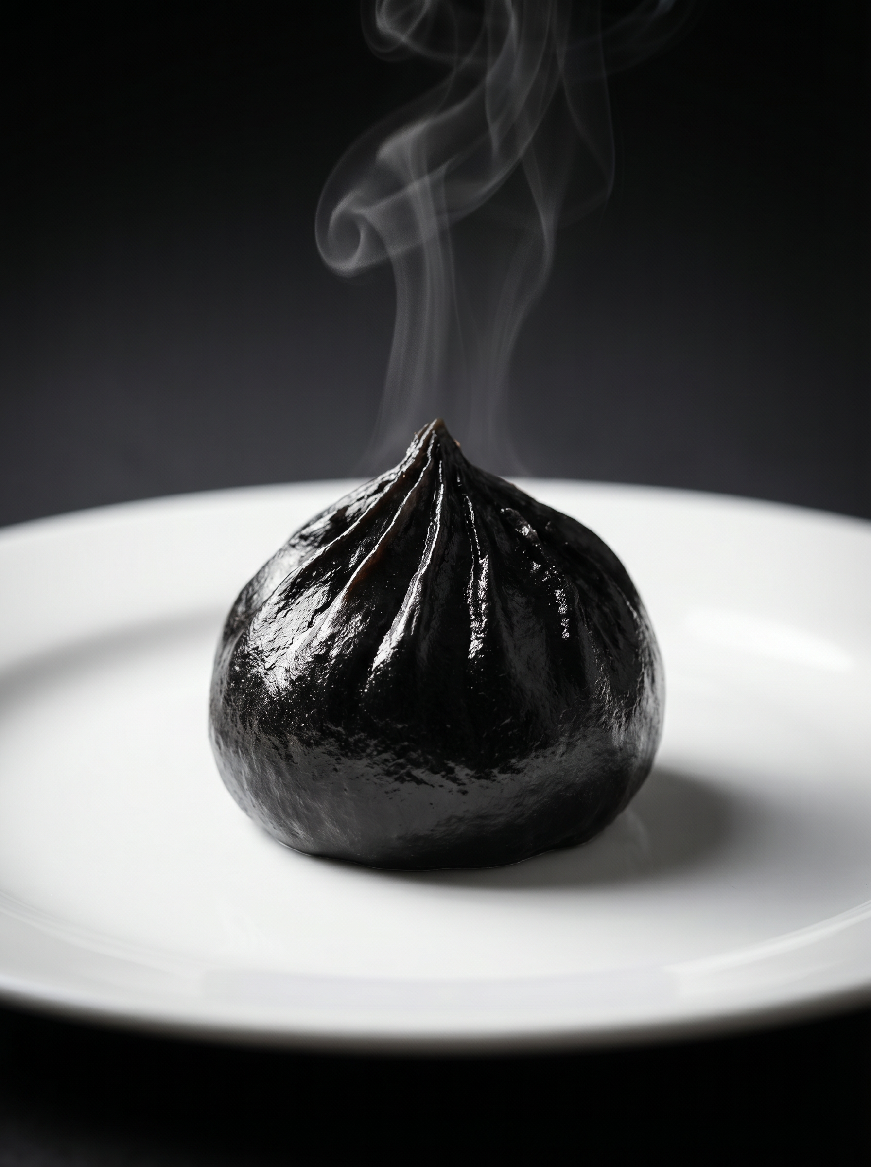 Dim sum noir fumant — signature MYAM